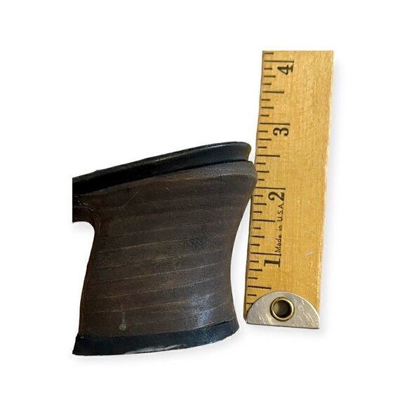 Rare Vintage Michel Perry black Leather Mule, size 38.5EU, Y2K - Picture 11 of 11